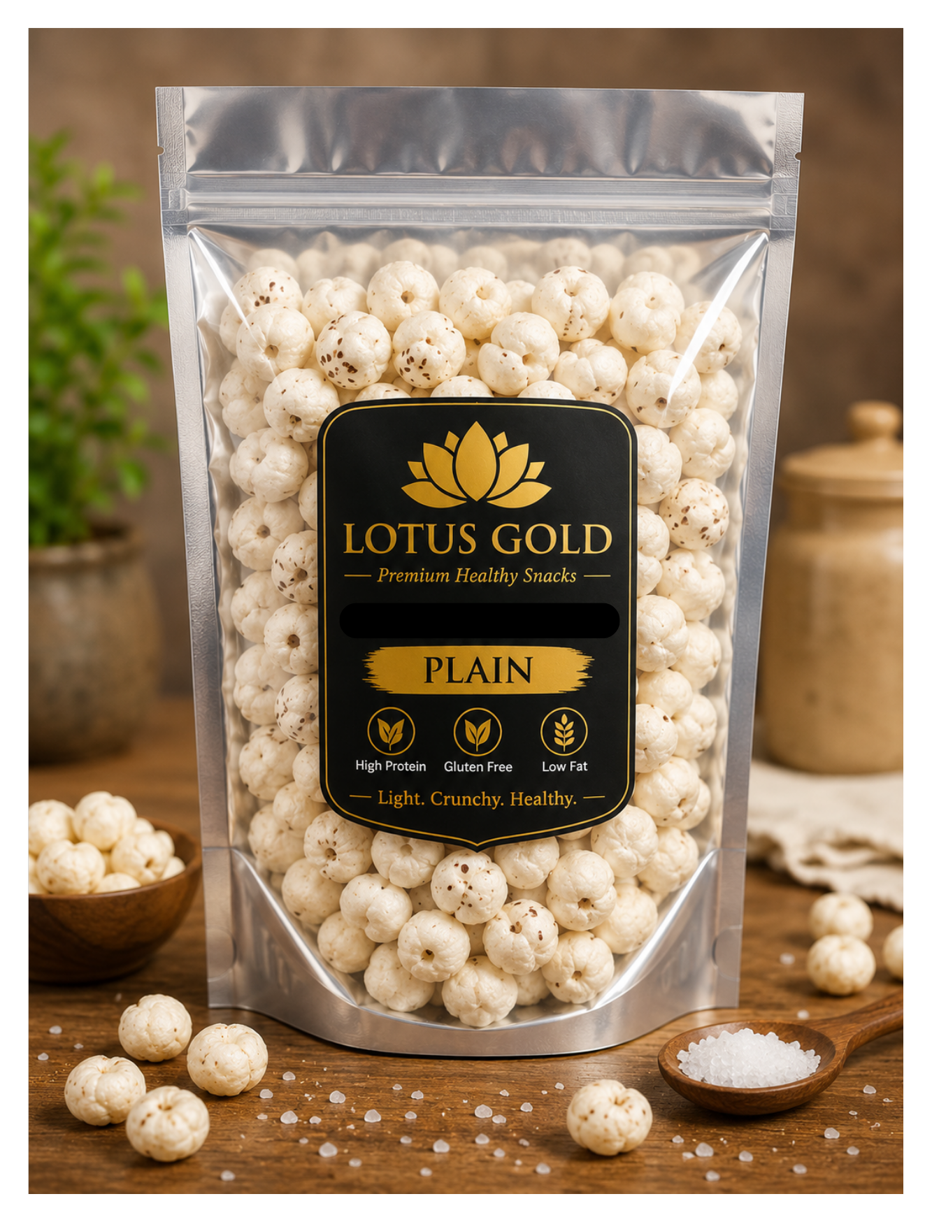 Lotus Gold Premium Roasted Makhana Banner