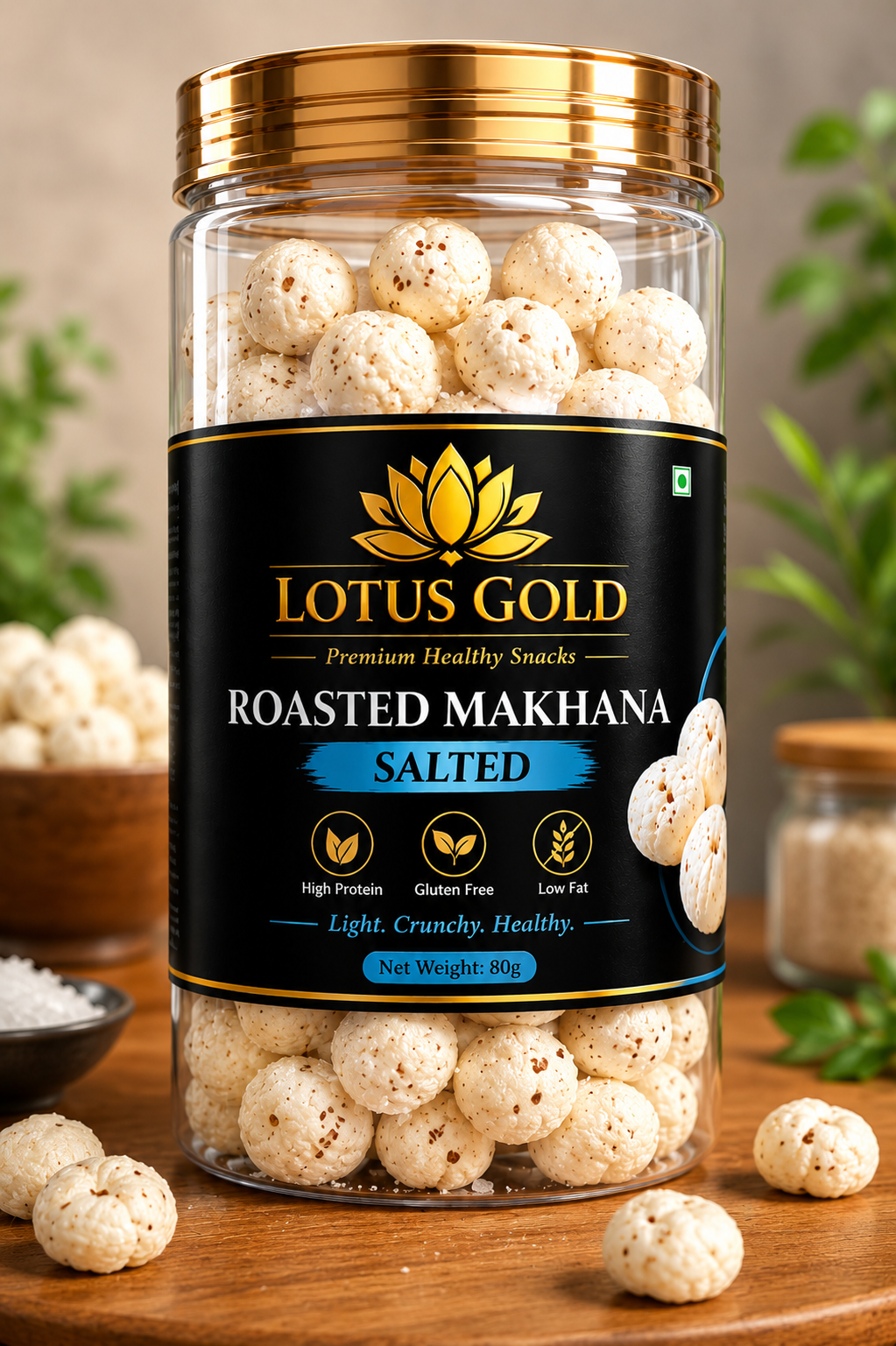 Salted Makhana | Lotus Gold