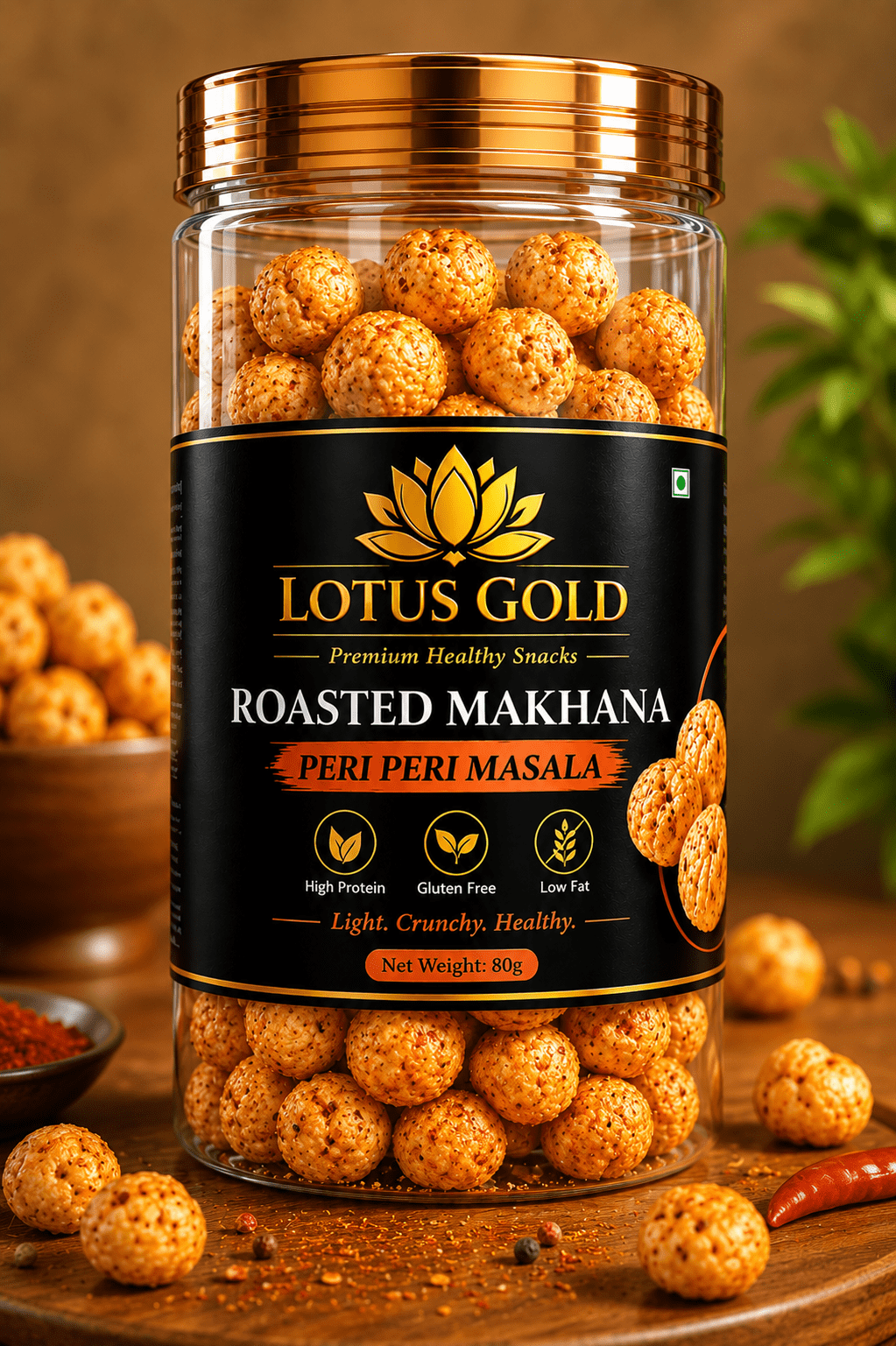 Peri Peri Masala Makhana | Lotus Gold